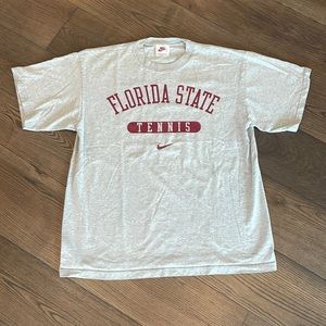 Florida State University tennis T-shirt size L